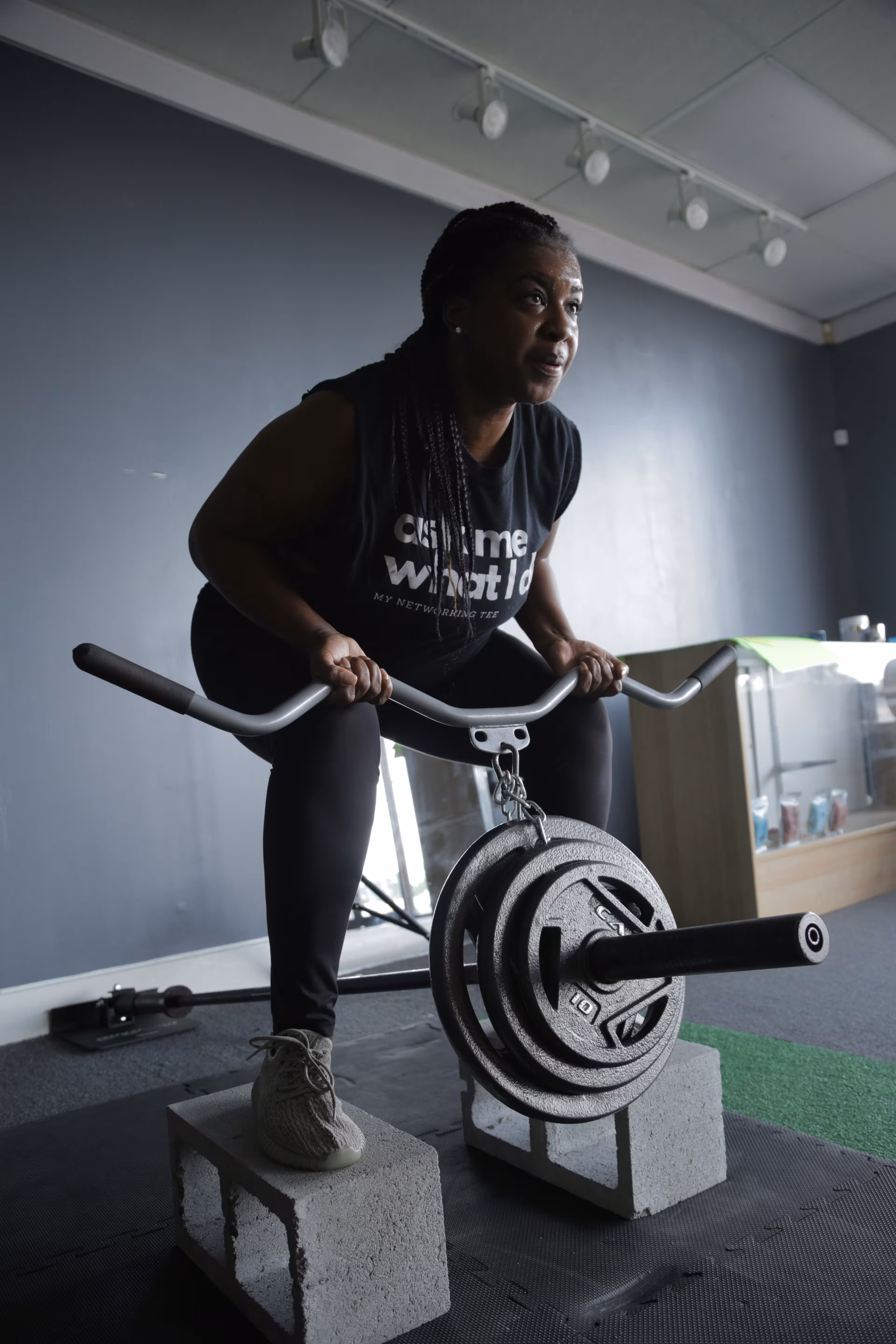 Member training at Peak Fitness